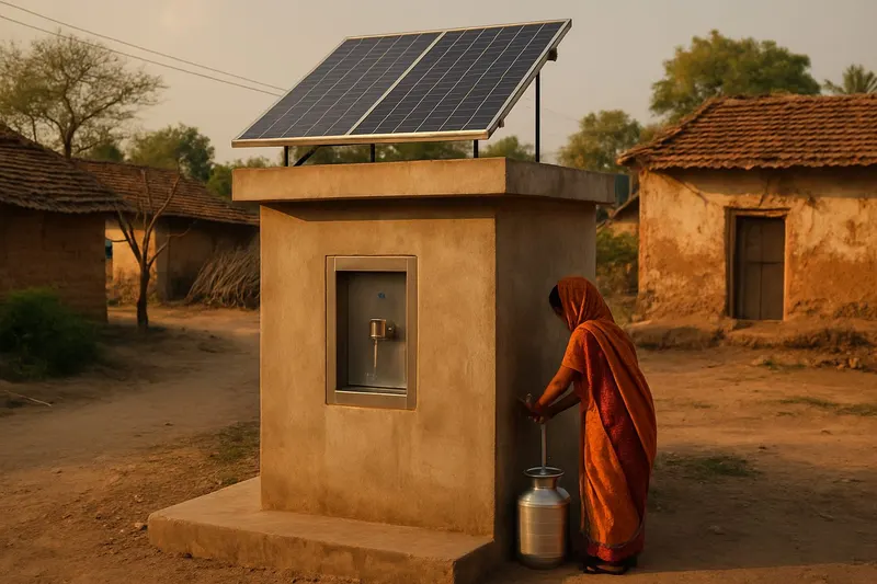 Community RO kiosk inauguration, Nashik district