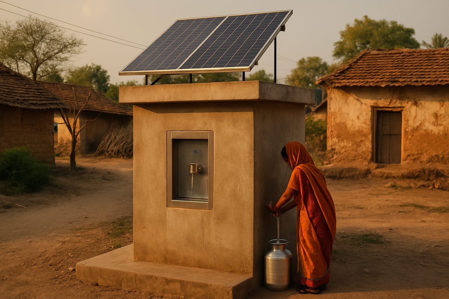 Community RO kiosk inauguration, Nashik district