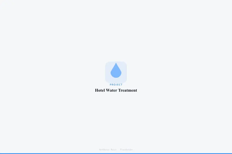 Business Hotel Water Treatment — 50 KLD, Bengaluru