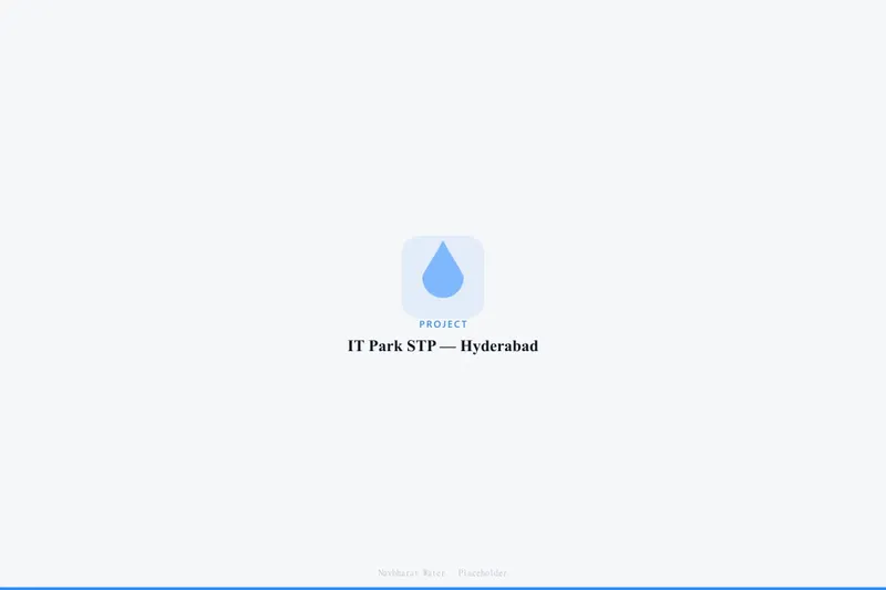 IT Park STP + Reuse — 150 KLD, Hyderabad